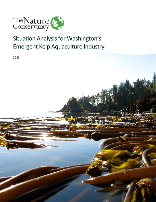 Situation Analysis for Washington's Emergent Kelp Aquaculture Industry